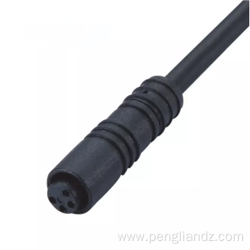 Waterproof Plastic M8 Connector cables